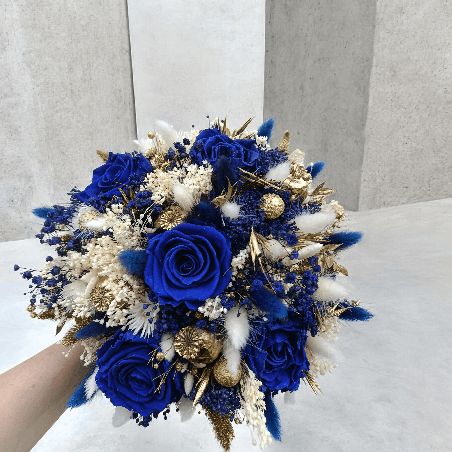 Bouquet de mariée et boutonnière Marie Hélène