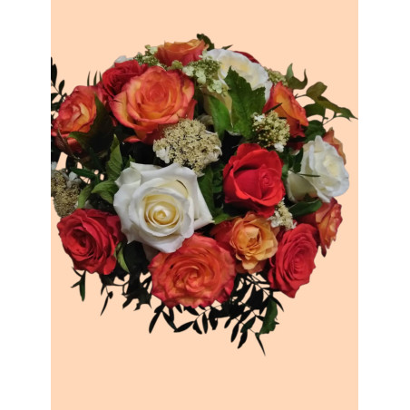 Bouquet de roses "Cornaline"