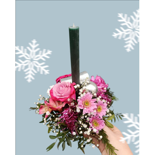 Centre de table "Noel en famille"